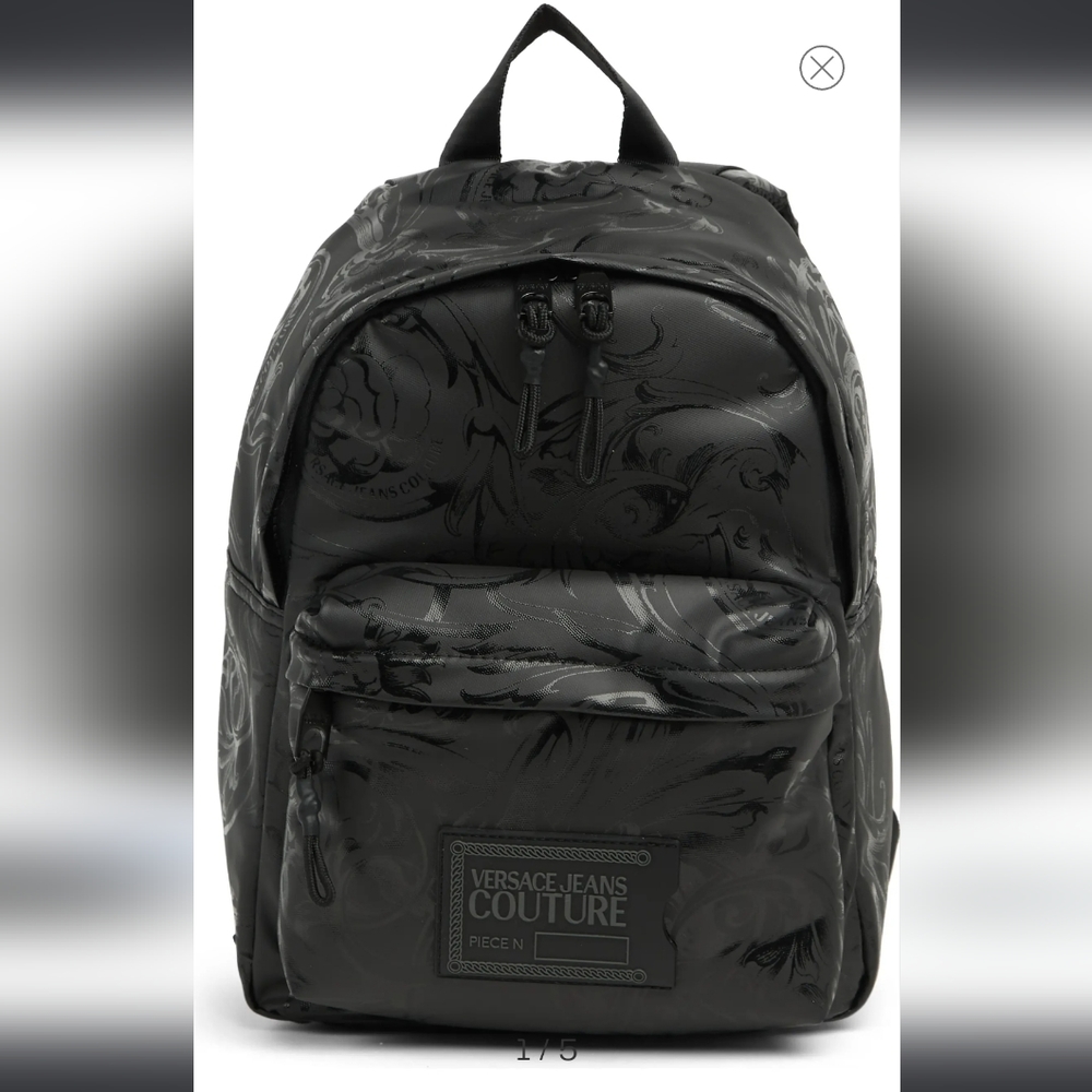 ** SOLD *** Versace Collection Men's printed Backpack - Picture 1 of 11